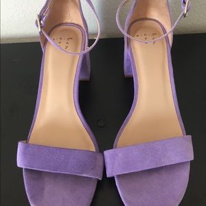 NWOT A New Day Purple Block Heels 6.5
